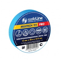 Изолента ПВХ 15мм 20м синяя 9365 Safeline