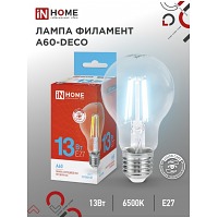   LED-A60-deco 13 230 27 6500 1370  IN HOME