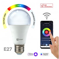  LED  EKF HomeConnect 8W WIFI RGBW E27