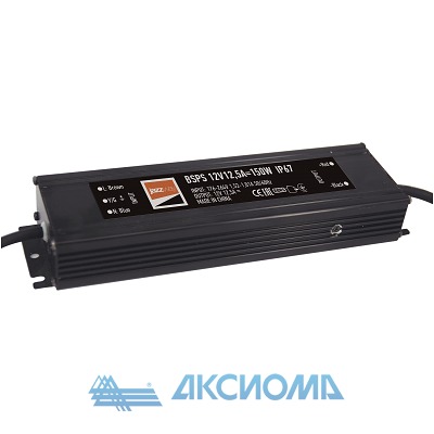������� BSPS 12V 12.5A=150w IP67 3�.���. Jazzway