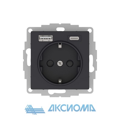 ������� 16� � 2 USB A+C, 5�/2,4�/3,0�, 2�5�/1,5� ������ ATN001032 ATLASDESIGN Schneider Electric (1)