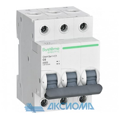   3 6 C 4.5kA 400 City9 Set Systeme Electric