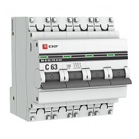   4P 50 (D) 4,5kA  47-63 EKF PROxima