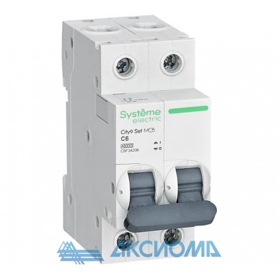 �������������� ����������� 2� 6� C 4.5kA 230� City9 Set Systeme Electric