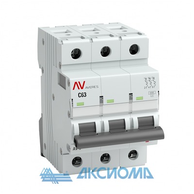 ����������� �������������� AV-10 3P 40A (C) 10kA EKF AVERES
