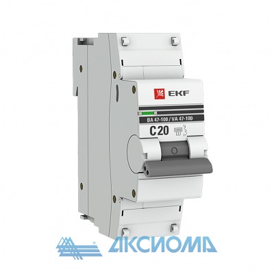 �������������� ����������� 1P 20� (C) 10kA �� 47-100 EKF PROxima