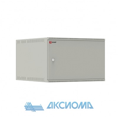 Шкаф телекоммуникационный настенный 6U (600х650) дверь металл, Astra E серия EKF PROxima