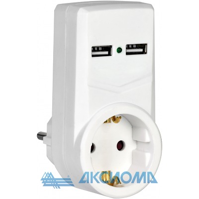  -01/01 1  2P+PE 16 2USB 2,1A  IEK