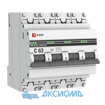   4P 63 (C) 4,5kA  47-63 EKF PROxima