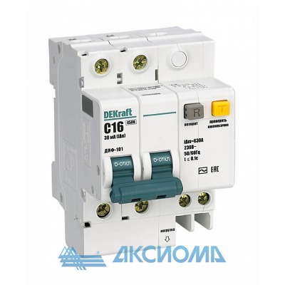  -101  2p  C16/30 AC  4.5 DEKraft