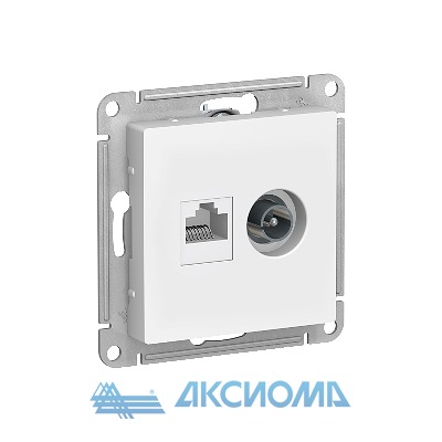  2- RJ45 .5E+TV  ATN000189 ATLASDESIGN Schneider Electric (10)