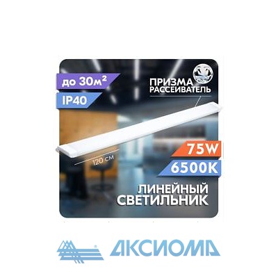   Linerays 1200-75-002 75 Prizma 7500 6500K IP40 DISON