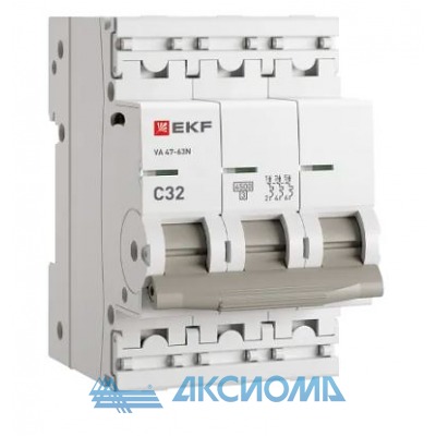   3P 32 (C) 4,5kA  47-63N EKF PROxima
