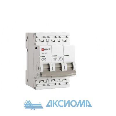 ����������� �������������� 3P 50� (C) 4,5kA �� 47-63N EKF PROxima