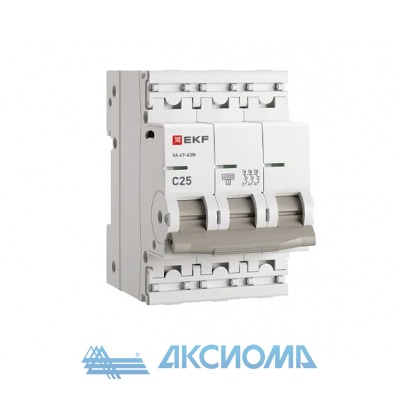   3P 25 (C) 4,5kA  47-63N EKF PROxima