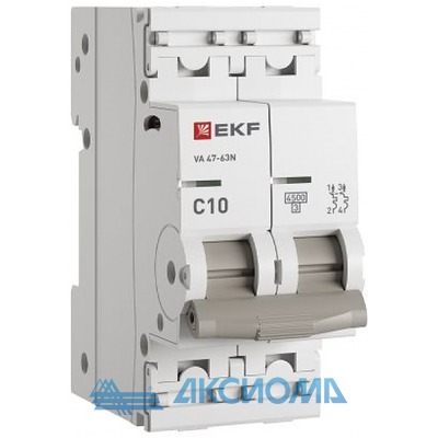  2P 10 (C) 4,5kA  47-63N EKF PROxima