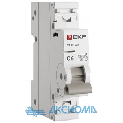   1P  6 (C) 4,5kA  47-63N EKF PROxima