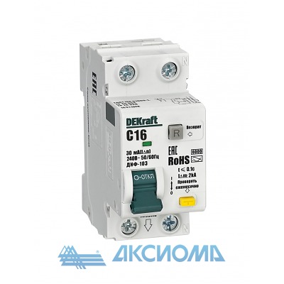 ���� 1P+N 16� 30�� ��� AC �-�� C ���-103 6�� DEKraft