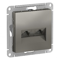 ������� ������������ 2�RJ45 ���.5E ����� ATN000985 ATLASDESIGN Schneider Electric