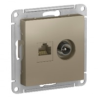 ������� 2-� RJ45 ���.5E+TV ������� ATN000589 ATLASDESIGN Schneider Electric (10)